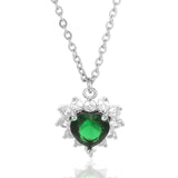 Zircon Heart Necklace Full Of Diamonds – Jewelry Gift Ideas — 4