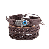 Palm Eye Leather Men's Bracelet – Jewelry Gift Ideas — 1