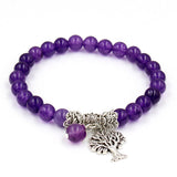 Natural Purple SPAR Hand Chain tree Pendant – Jewelry Gift Ideas — 2