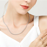 Silver Plated Round Box Necklace Clip Clasp – Jewelry Gift Ideas — 3
