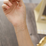Cross Bracelet Women's Sterling Silver Fine – Jewelry Gift Ideas — 14