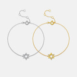 S925 Sterling Silver Hexagonal Star Zircon – Jewelry Gift Ideas — 3
