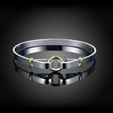 925 silver plated color separation O bracelet – Jewelry Gift Ideas — 5