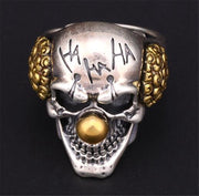 Clown Men Domineering Personality Skull Ring – Gifts for Him — 1