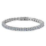 S925 Sterling Silver Moissanite Tennis Bracelet – Jewelry Gift Ideas — 5