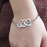 Love Bracelet Peach Heart Name Lettering Titanium – Jewelry Gift Ideas — 12
