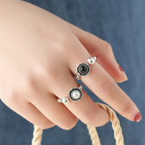 Black Onyx Chain Ring – Everyday Gifts — 3