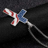 Flag Cross Necklace – Jewelry Gift Ideas — 7