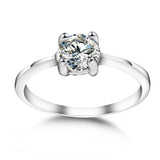 Zircon couple engagement ring set ring – Gifts for Couples — 1
