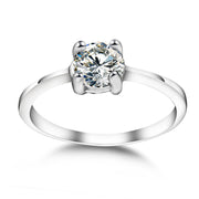 Zircon couple engagement ring set ring – Gifts for Couples — 1