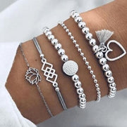 Bead Chain Bracelet Set Anklet – Jewelry Gift Ideas — 19