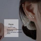 S925 Sterling Silver Constellation Stud Earrings – Gifts for Her — 2
