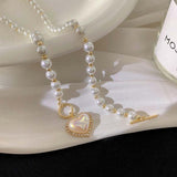Super Fairy Temperament Pearl Love Necklace – Jewelry Gift Ideas — 4