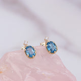 But London Blue Topaz Earrings – Surprise Gifts — 4