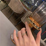 Light Luxury Style Full Diamond Cross Ring With Micro – Stylish Gifts — 3