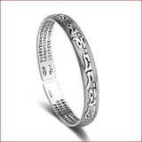 Buddhist Scripture Heart Sutra Silver Plated – Jewelry Gift Ideas — 2