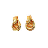 Simple Spiral Bends And Hitches Stud Earrings – Birthday Gifts — 2