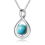 Birthstone Octagonal Pendant Sterling Silver – Jewelry Gift Ideas — 5