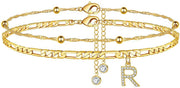 26 Letters Anklet Zircon Letters Simple – Meaningful Gifts — 12