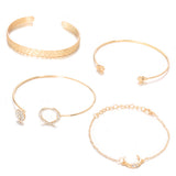 Water Drop Bracelet Crescent Set 4piece Bracelet – Jewelry Gift Ideas — 5