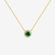 S925 Sterling Silver Zircon Lucky Stone Necklace – Jewelry Gift Ideas — 12