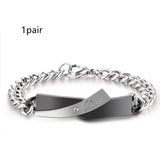 Couple Cross-design Bracelet – Jewelry Gift Ideas — 2