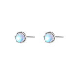 Fashion Sterling Silver Moonstone Earrings Female – Stylish Gifts — 4