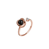 Rose Projection Couple Ring – Gifts for Couples — 4