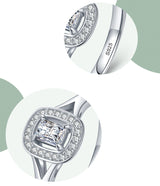 Platinum Plated Ring Women Light Luxury All Match – Gifts for Her — 4