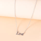 Stainless Steel English Word Letter Love Pendant – Jewelry Gift Ideas — 5