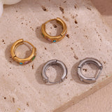 Geometric Micro-inlaid Water Drop Zircon Earrings – Unique Gift Ideas — 6