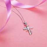 Classic Cross Rose Gold Necklace – Jewelry Gift Ideas — 4