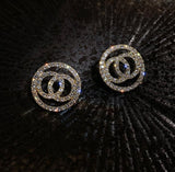 Round Full Diamond Earrings – Surprise Gifts — 5
