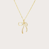 Niche Bone Chain Bow Zircon Sweet Necklace – Jewelry Gift Ideas — 2