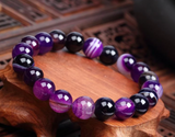 Bracelet En Pierre Naturelle Violet Pour Femme – Jewelry Gift Ideas — 7