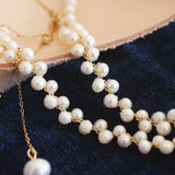 Hand-woven pearl necklace – Jewelry Gift Ideas — 2