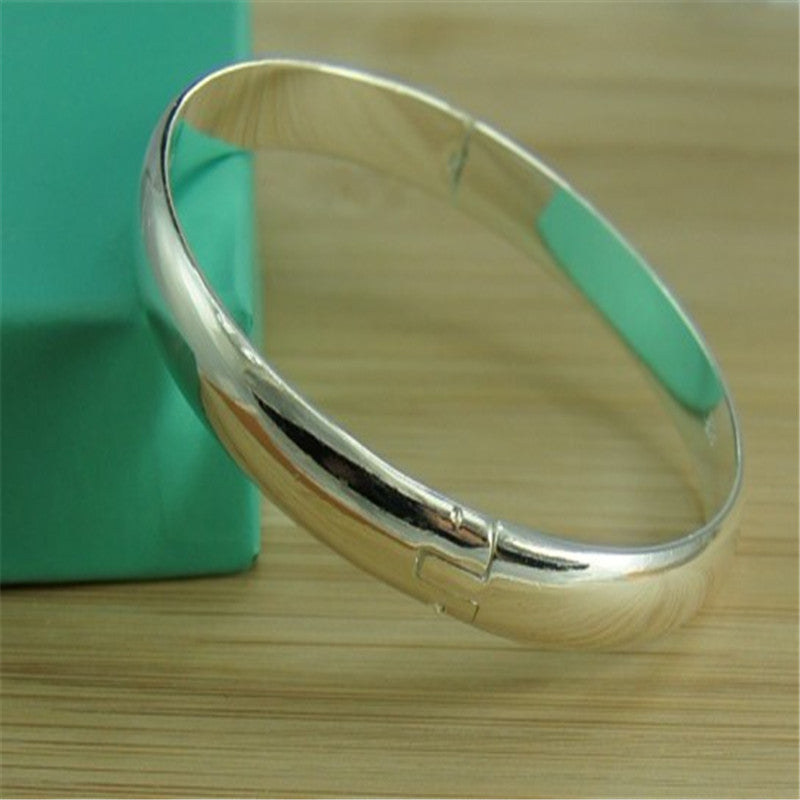 Silver-plated Simple Time Ring Bracelet – Jewelry Gift Ideas — 1