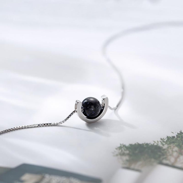 S925 Sterling Silver Agate Star Necklace Women – Jewelry Gift Ideas — 1