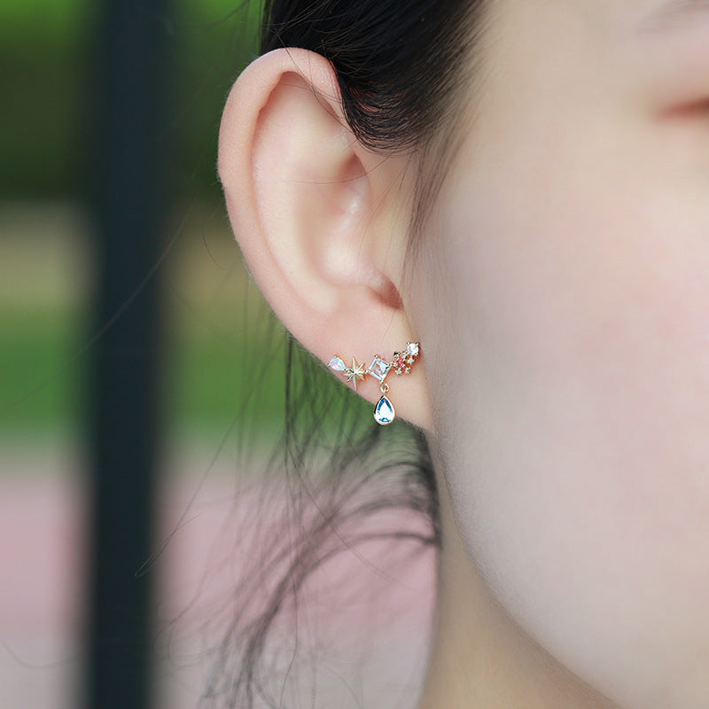 Amusement Park Blue Water Drop Earrings – Practical Gifts — 1