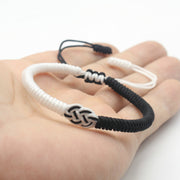Hand Braided Double Money Knot Bracelet – Jewelry Gift Ideas — 6