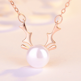 Small Elk Pearl Pendant – Jewelry Gift Ideas — 10