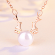 Small Elk Pearl Pendant – Jewelry Gift Ideas — 10