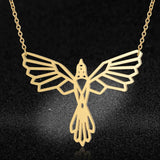 Fashion stainless steel animal phoenix necklace – Jewelry Gift Ideas — 4