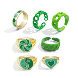 Fashion OL Pearl Ring Three Piece Set – Stylish Gifts — 2