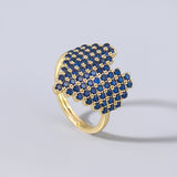 Brass Micro Diamond Heart Ring For Women – Gifts for Her — 3