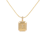 18K Gold Inlaid Zircon Letter Necklace For Women – Jewelry Gift Ideas — 8