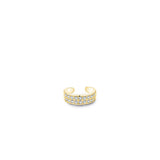 Simple S925 Silver Occidental Diamond Ear Clip Female – Gifts for Her — 14