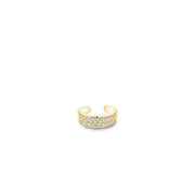 Simple S925 Silver Occidental Diamond Ear Clip Female – Gifts for Her — 14
