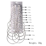 Fashion Simple Punk Earrings With Big Earrings – Stylish Gifts — 1