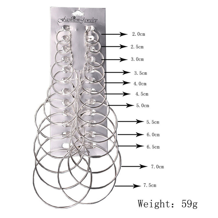 Fashion Simple Punk Earrings With Big Earrings – Stylish Gifts — 1